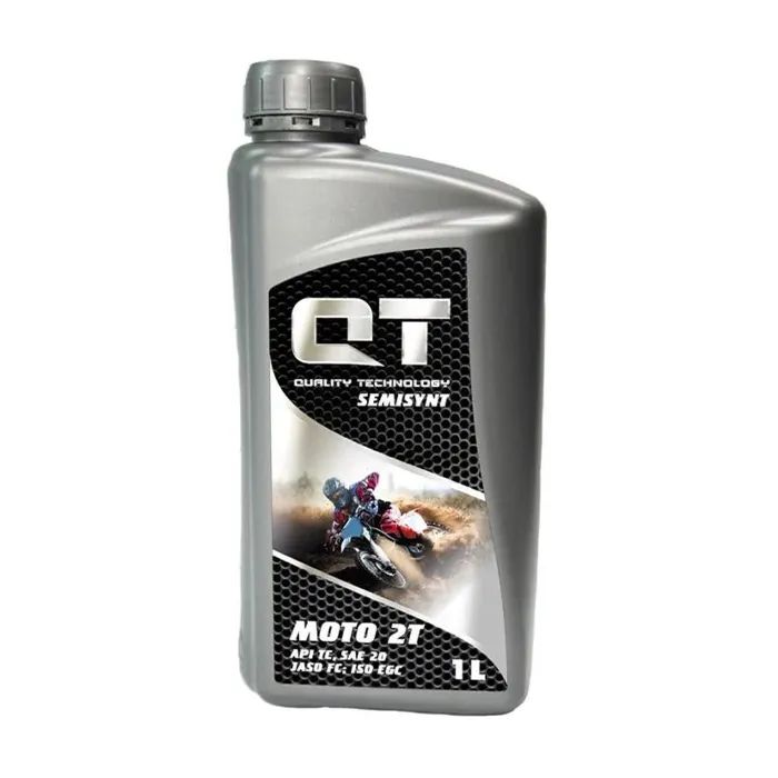 Моторное масло QT-OIL Semisynt 2T TC, 1л (QT1621001)