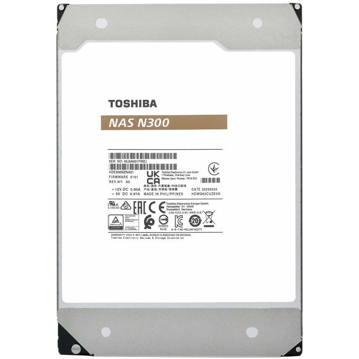 Жорсткий диск 3.5" 6TB N300 Toshiba (HDWG760EZSTA) зображення 3