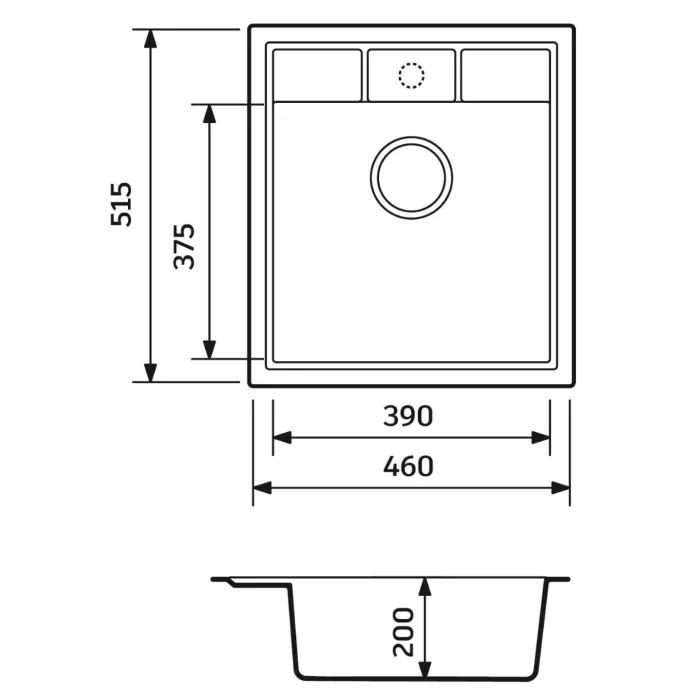 Мойка кухонная Adamant Brick, Old stone (4824296101210) изображение 4
