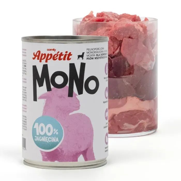 Консервы для собак Comfy Appetit Mono с ягненком 400 г (5905546340540) изображение 2