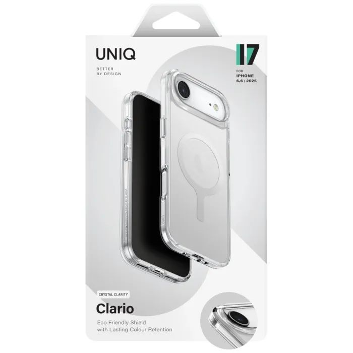 Чехол для мобильного телефона Uniq Clario iPhone Air Magclick Charging Transparent (8886463694756) изображение 6