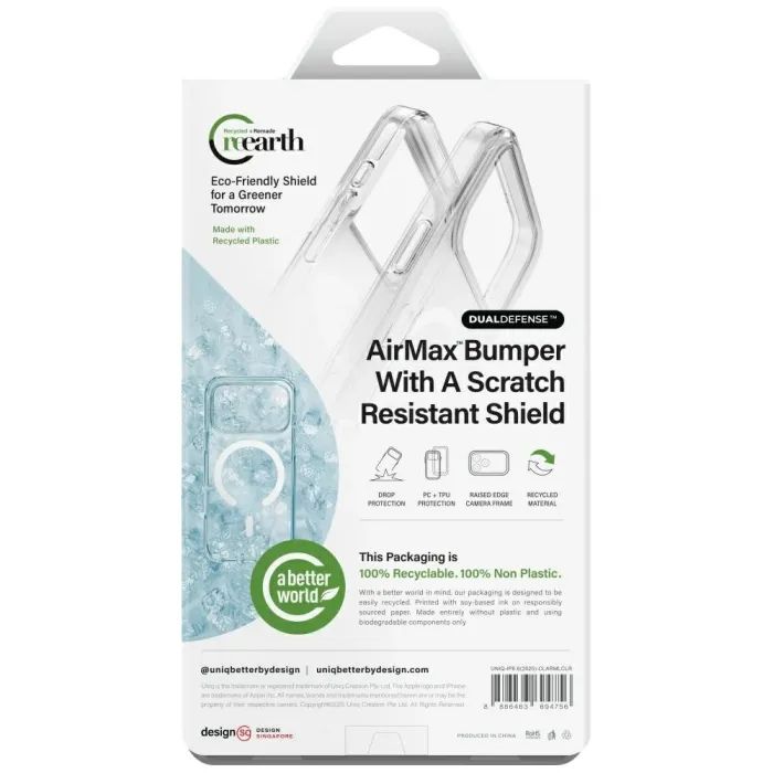 Чехол для мобильного телефона Uniq Clario iPhone Air Magclick Charging Transparent (8886463694756) изображение 7