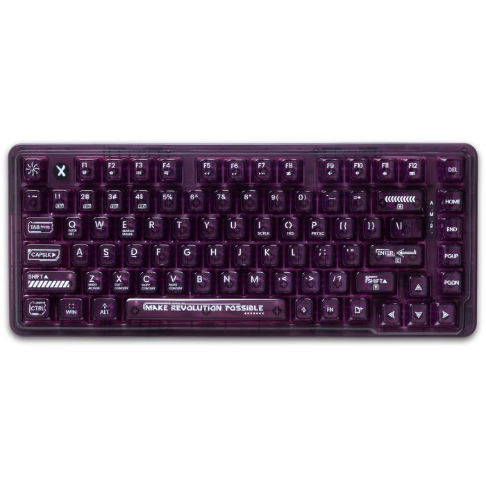 Клавіатура Thunderobot K75 TKL RGB Tri-mode Violet Mist Moon Switch Purple (6932066305550) зображення 3
