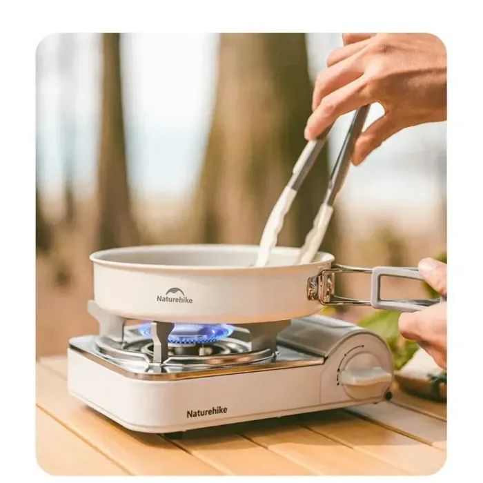 Сковорода туристическая Naturehike CNK2450CF013 17,5 см, алюміній, біла (6927595711026) изображение 3