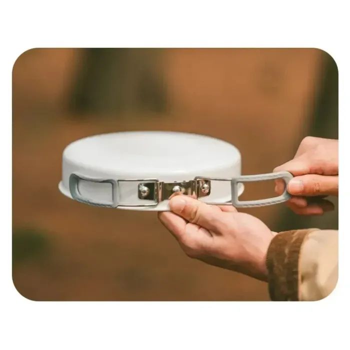 Сковорода туристическая Naturehike CNK2450CF013 17,5 см, алюміній, біла (6927595711026) изображение 8