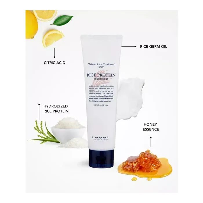 Маска для волосся Lebel Rice Protein Hair Mask 140 мл (4952195624959) зображення 2