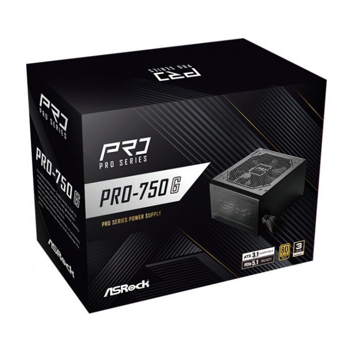 Блок живлення ASRock 750W (PRO-750G) зображення 5