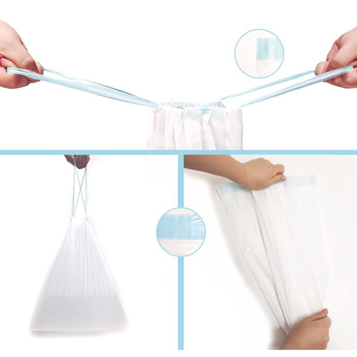 Пакети для котячого туалету Lapka для автоматичних лотків 50x45 см білі (LPK-32) зображення 2