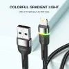 Дата кабель USB 2.0 AM to Lightning 1.0m 2.4A black Essager (EXCL-XCD01) изображение 3