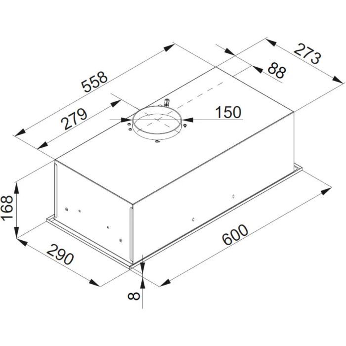 Витяжка кухонна Hansa OMC 6212 WH (OMC6212WH) зображення 5
