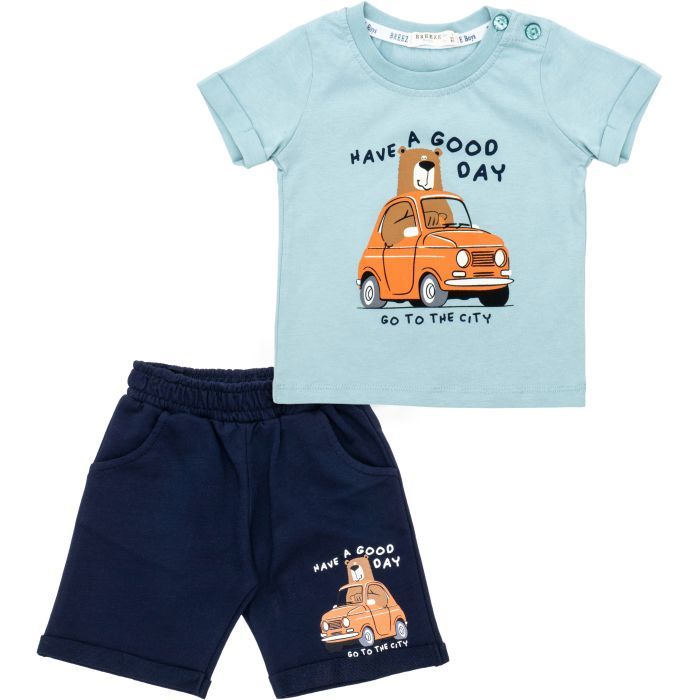 Набор детской одежды Breeze с машинкой (21599-104B-mint)