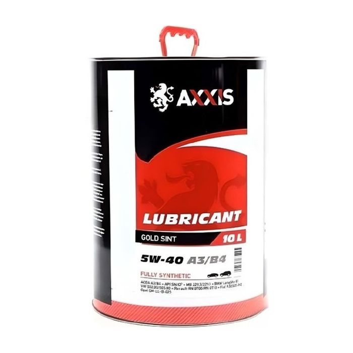Моторное масло AXXIS 5W-40 A3/B4 Gold Sint 10л (ax-1002)