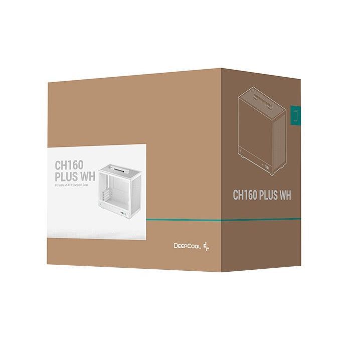 Корпус для ПК Deepcool CH160 Plus White (R-CH160-WHNGM0-G) зображення 10