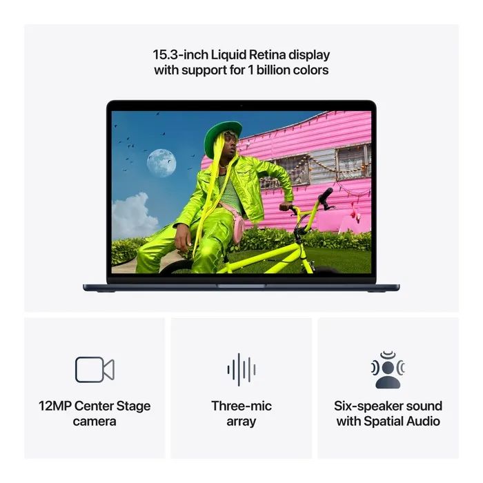 Ноутбук Apple MacBook Air 15 M5 A3448 Starlight (MDVF4UA/A) зображення 5