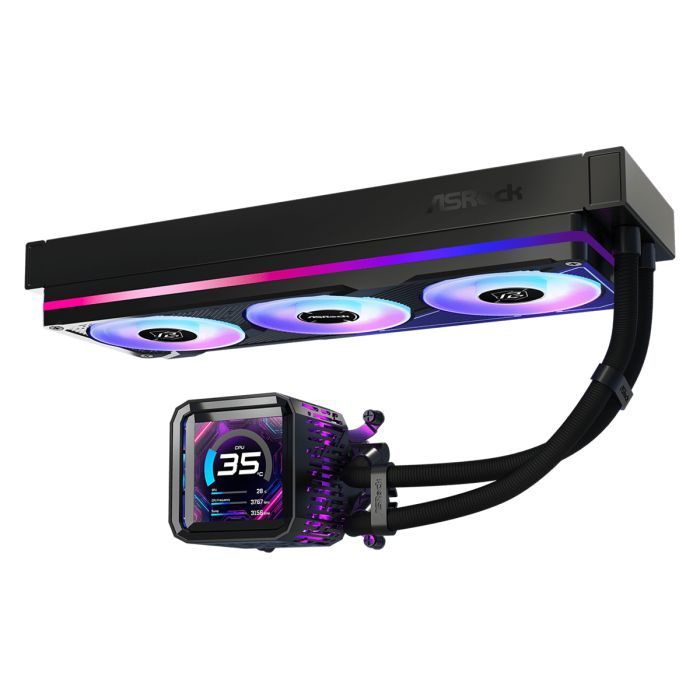 Система жидкостного охлаждения ASRock PHANTOM GAMING 360 LCD изображение 3