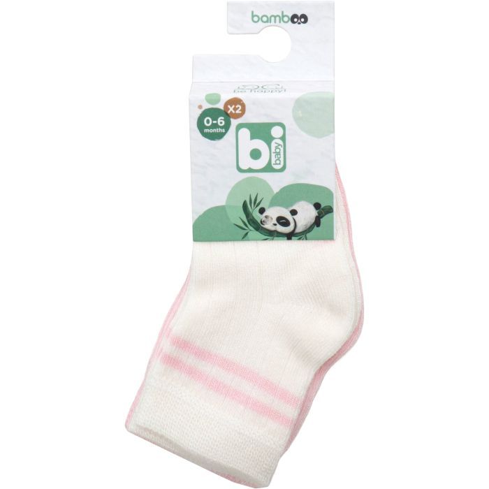Носки детские Bibaby однотонные (68386-18-24-creampink)