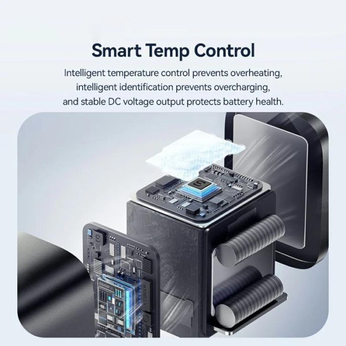 Зарядное устройство Essager USB-A QC3.0 45W black (ECT45W-RPB01-Z) изображение 3