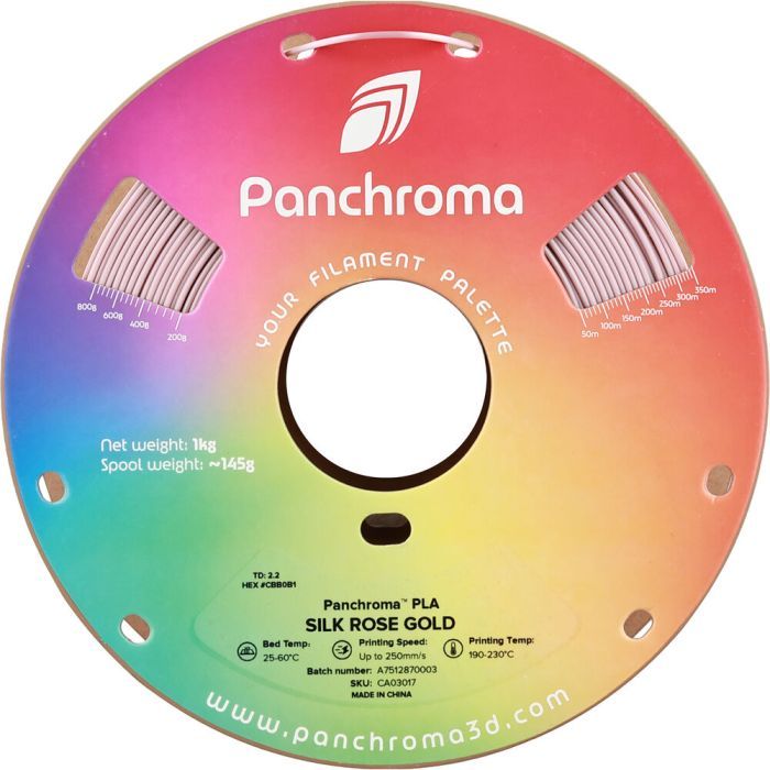 Пластик для 3D-принтера Polymaker PLA PANCHROMA SILK 1,75mm 1kg MAGENTA (CA03010) зображення 2