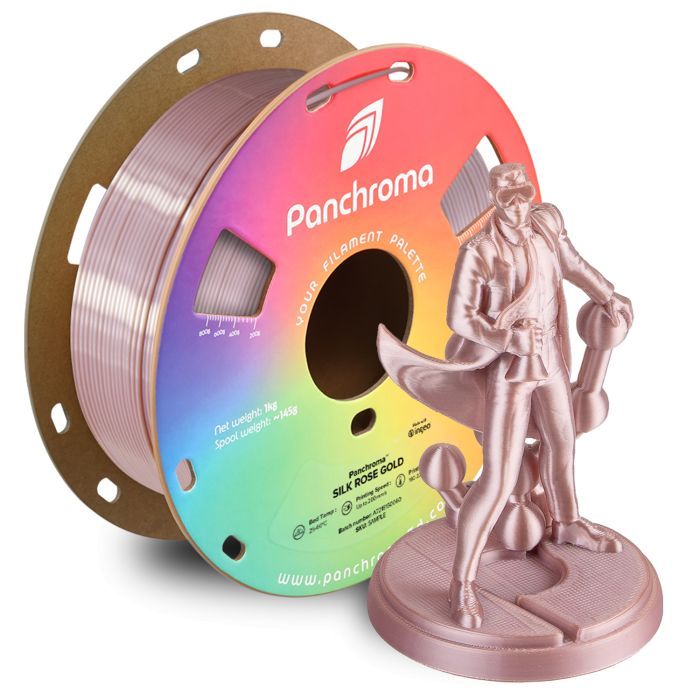 Пластик для 3D-принтера Polymaker PLA PANCHROMA SILK 1,75mm 1kg MAGENTA (CA03010) зображення 4