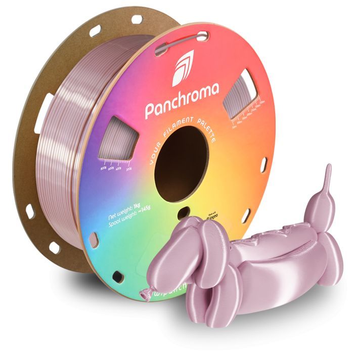 Пластик для 3D-принтера Polymaker PLA PANCHROMA SILK 1,75mm 1kg MAGENTA (CA03010) зображення 5