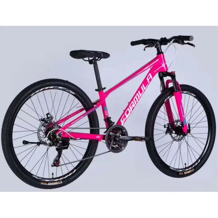 Велосипед Formula 26" MOTION DD рама-13" AL 2026 рожевий з білим (OPS-FR-26-810) изображение 3