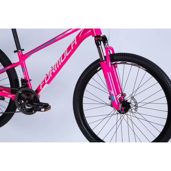Велосипед Formula 26" MOTION DD рама-13" AL 2026 рожевий з білим (OPS-FR-26-810) изображение 4