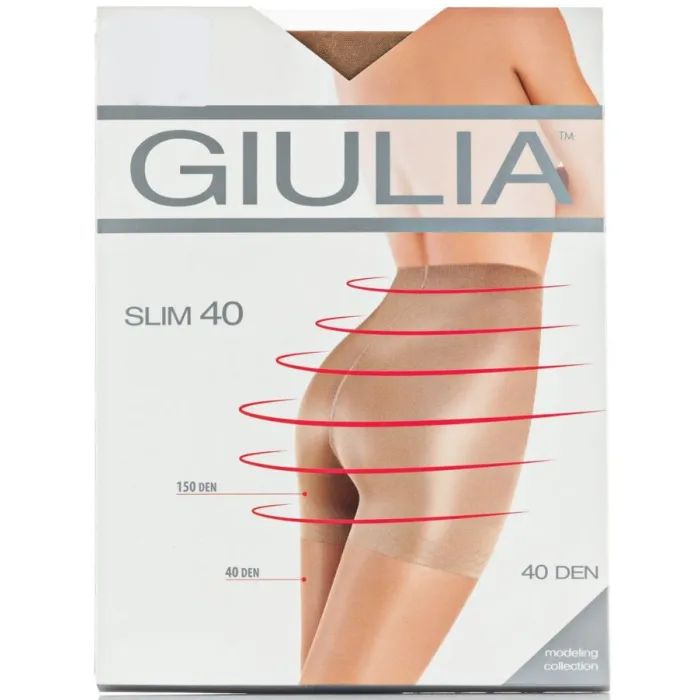 Колготы Giulia Slim 40 Den Visone - 2 (4824092067422)