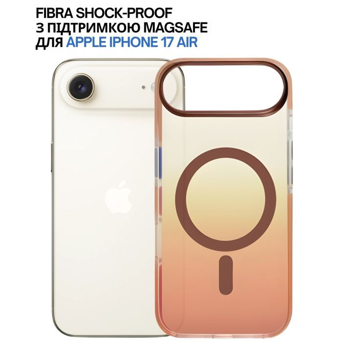 Чехол для мобильного телефона BeCover FIBRA Shock-Proof MagSafe Apple iPhone 17 Air Blue (715451) изображение 6