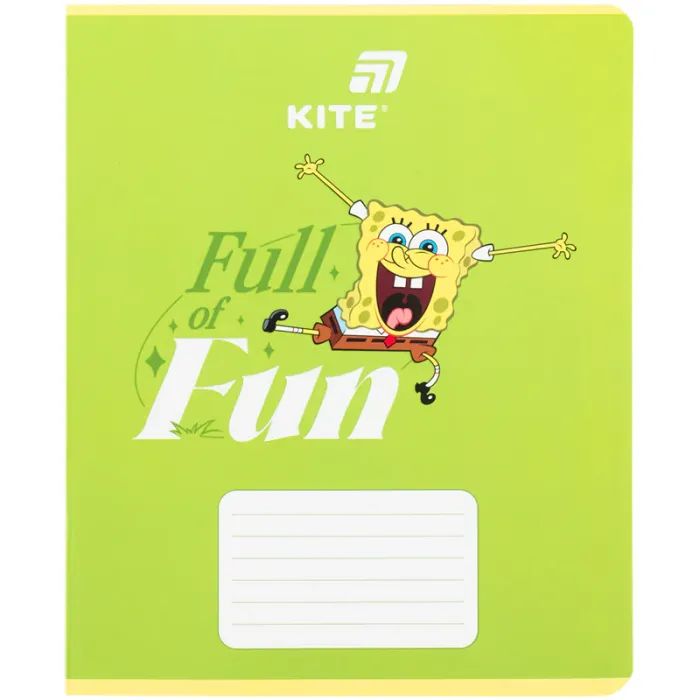 Зошит Kite Sponge Bob, 18 аркушів, клітинка (SB26-236) зображення 7