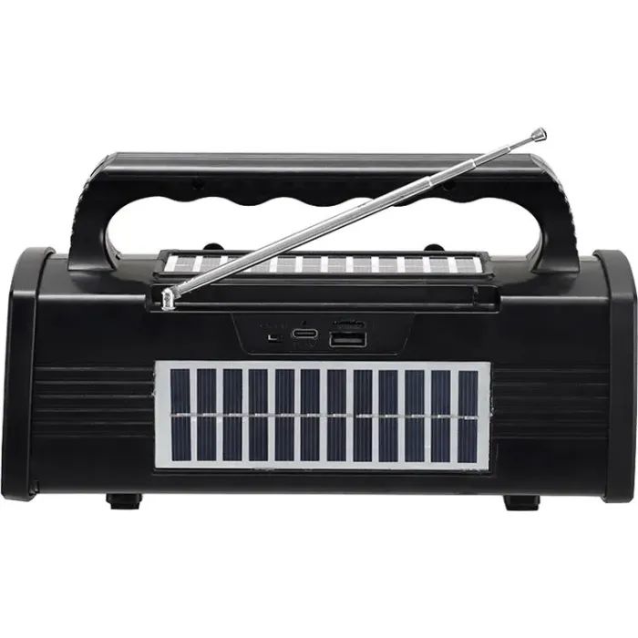 Акустическая система NEWVEW NV-9010 Solar Panel/BT/USB/TF/FM Blue (NWVW-NV-9010-BL) изображение 2