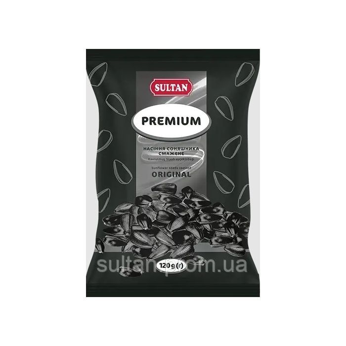 Насіння соняшника Sultan Premium смажене 120 г (slt.50724)