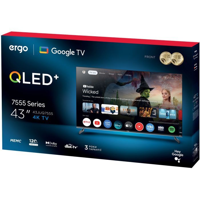 Телевизор Ergo 43JUQ7555 изображение 12