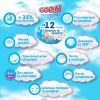 Подгузники GOO.N Slim & Comfortable Розмір 3 M 7-12 кг 56 шт (21001091) изображение 8