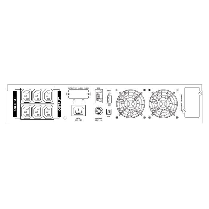 Источник бесперебойного питания SVC RT-2KSB On-Line RM 2000VA (RT-2KSB) изображение 5