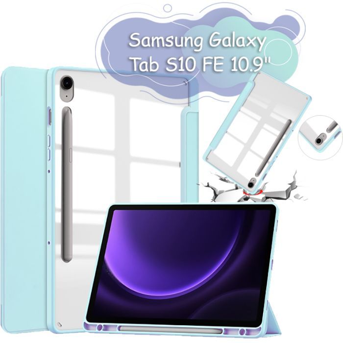 Чохол до планшета BeCover Soft Edge Samsung Galaxy Tab S10 FE (SM-X520/SM-X526) 10.9" Dark Green (713302)