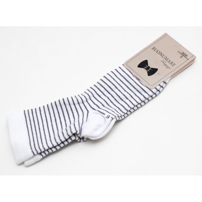 Носки детские BNM в полоску (M0C0101-1052-5-whitegray) изображение 2