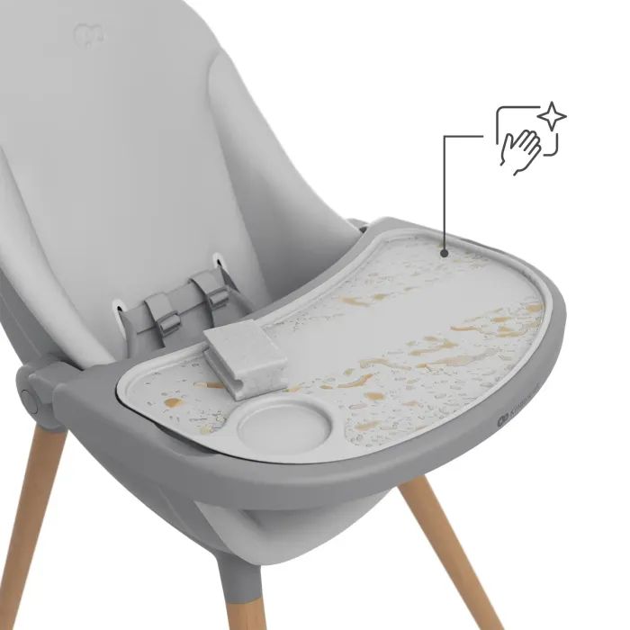 Стілець для годування Kinderkraft 2 в 1 Fini Up Beige (5902533930104) зображення 4