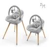 Стілець для годування Kinderkraft 2 в 1 Fini Up Grey (5902533930111) зображення 5