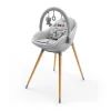 Стілець для годування Kinderkraft 2 в 1 Fini Up Grey (5902533930111)