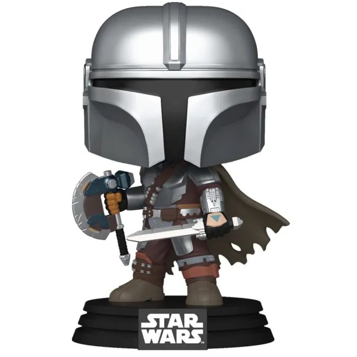 Фигурка Funko Pop серії Мандалорець і Ґроґу - Мандалорець зі зброєю (90824)