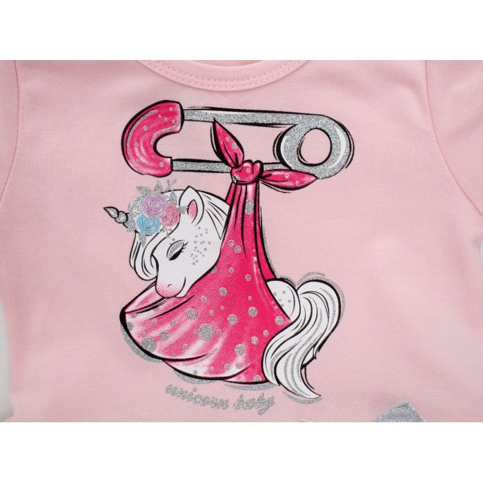 Платье детское Breeze с единорогом (11882-74G-pink) изображение 4