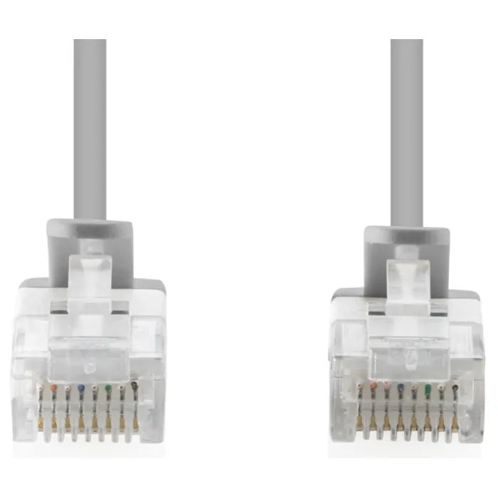 Патч-корд 0.3м, UTP, cat.6, Sliim, AWG 32/7, Cu, LSZH, grey Digitus (DK-1618-003S) изображение 2