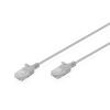 Патч-корд 0.3м, UTP, cat.6, Sliim, AWG 32/7, Cu, LSZH, grey Digitus (DK-1618-003S)