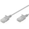 Патч-корд 0.3м, UTP, cat.6, Sliim, AWG 32/7, Cu, LSZH, grey Digitus (DK-1618-003S)