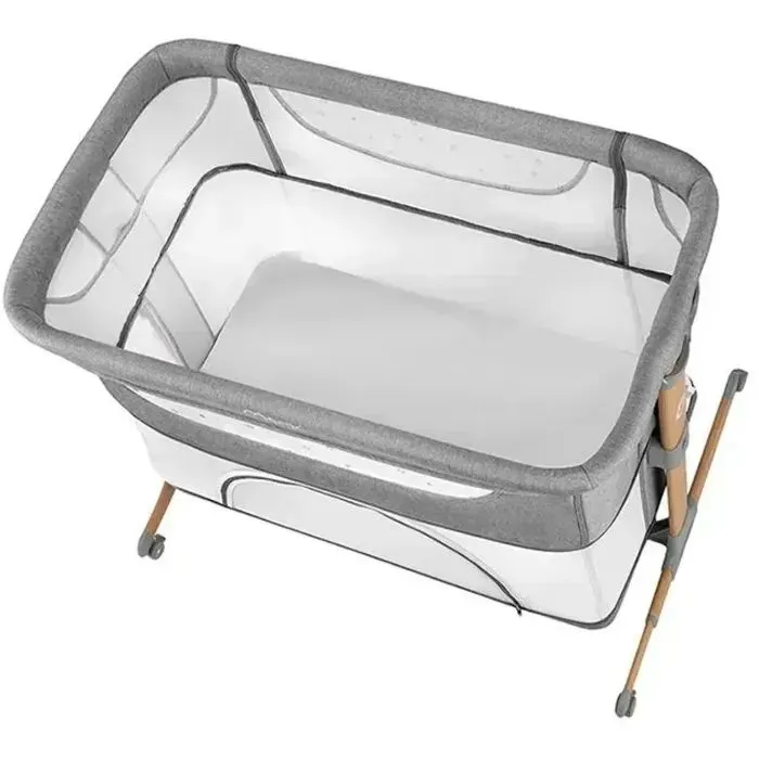 Кроватка MoMi приставное SMART BED, gray (LOZE00002) изображение 2