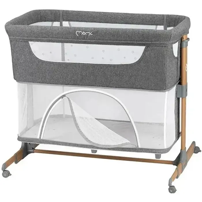 Кроватка MoMi приставное SMART BED, gray (LOZE00002) изображение 3