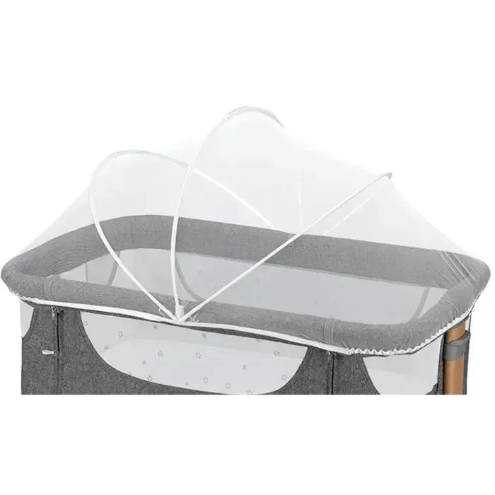 Кроватка MoMi приставное SMART BED, gray (LOZE00002) изображение 4