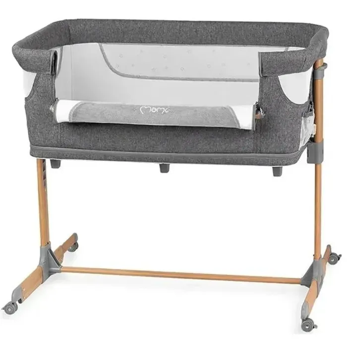 Кроватка MoMi приставное SMART BED, gray (LOZE00002) изображение 7
