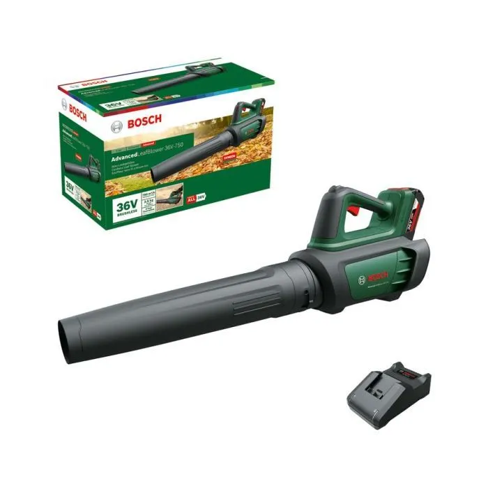 Воздуходувка Bosch AdvancedLeafBlower 36V-750, 36V, 2Ah, ЗУ, 200км/час, 3.5кг (0.600.8C6.000) изображение 8