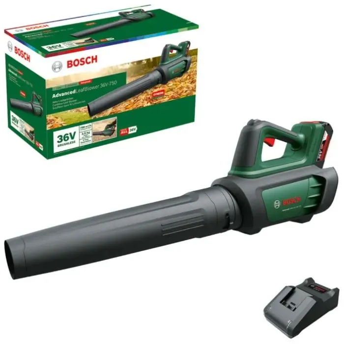Повітродувка Bosch AdvancedLeafBlower 36V-750, 36V, 2Ah, ЗП, 200км/год, 3.5кг (0.600.8C6.000) зображення 8